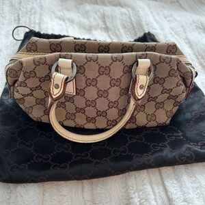 Gucci Brown Monogram Satchel